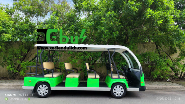 Xe Điện Chở Khách Đại Cường Kiểu Bus 8 Chỗ