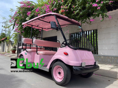 XE GOLF PINK 4 CHỖ NGỒI
