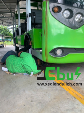 Xe Điện Chở Khách Đại Cường Kiểu Bus 8 Chỗ