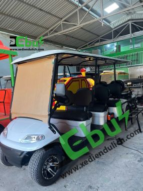 Xe golf 8 người chạy bằng pin dung lượng lớn 48V